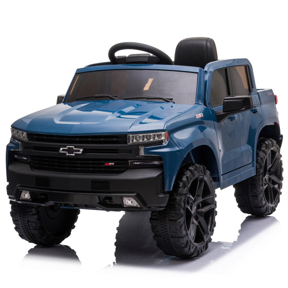 Kids 12 V Chevrolet Silverado Ride On Car with Remote Control, W03