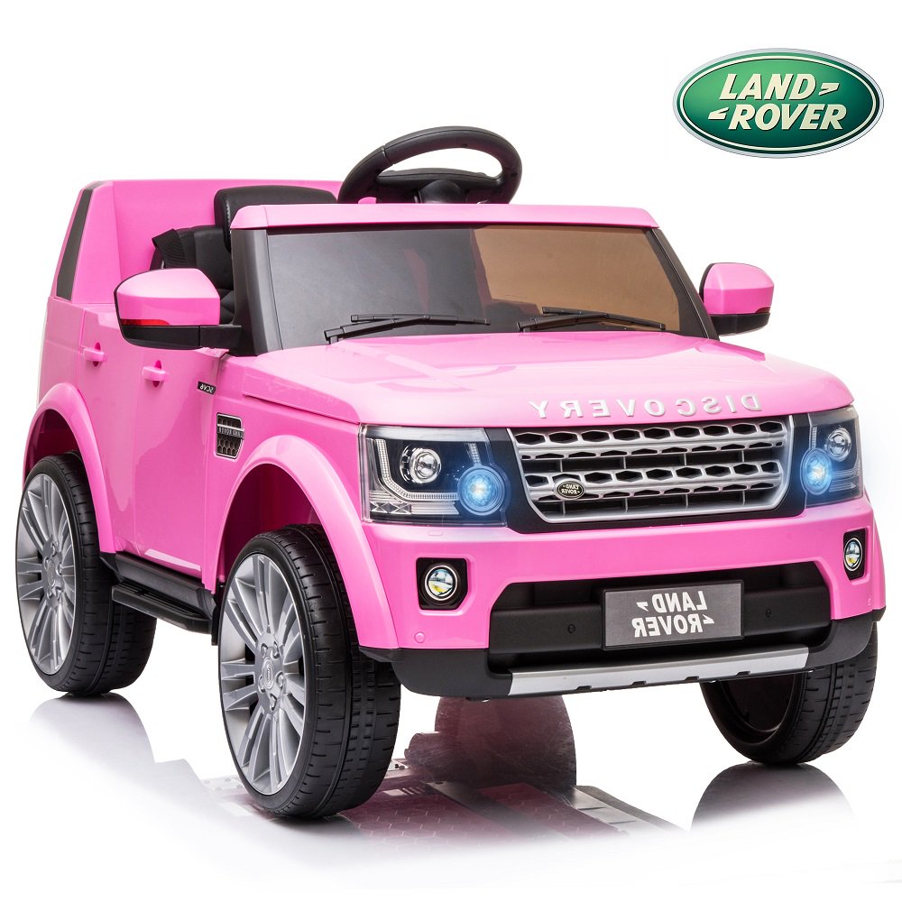 Electric Vehicles for Kids, 12 Volt Land Rover Discovery Ride on Truck Car with Remote Control, Battery Powered Ride on Toys for Boys Girls, 3 Speeds Ride on Cars with MP3, LED Lights, CL35